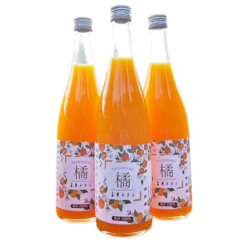 柑橘100%ジュース 愛媛県 西予市 (温州みかん 6本)