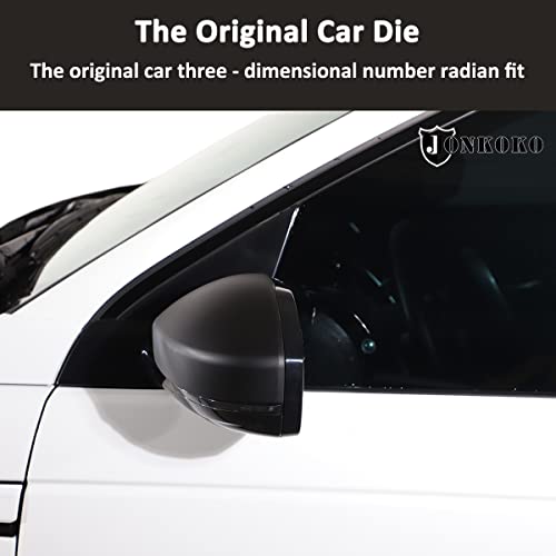 Car Side Rearview Mirror Cover Trim For Lr Discovery Sport /Rangerover Velar/Evoque Side Wing Mirror Cap For Jaguar F-Pace X761 2017-2021 #TOP2