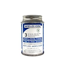 Weld-On #3 Acrylic Cement, DCM & TCE Free Formula, Quarter Pint