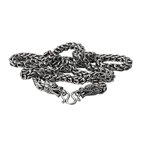Collier têtes de dragon KnSam pour remplacer les bijoux ternes par un style hip-hop