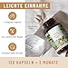 NATURTREU Ruhewurzel - Ashwagandha KSM-66® hochdosiert 120x Kapseln - 600 mg Ashwagandha pro Tag - Komplex aus Ashwagandha-Wurzelextrakt & Ashwagandhawurzelpulver - Vegan
