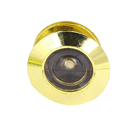 Mirilla de puerta con diámetro 26mm, ángulo de visión de 220 grados, tono dorado, marca Lon0167 miniatura 4