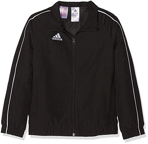adidas Core 18 Duffle-Coat Veste Mens, Black/White, XS - Image 7
