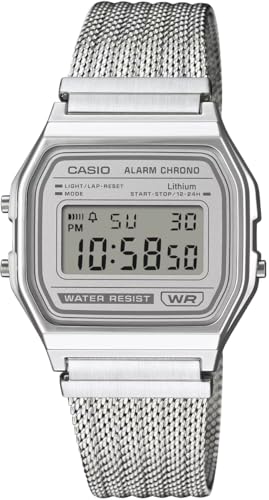 [�J�V�I] CASIO �f�W�^�� �r���v ���B���e�[�W�V���[�Y A158WEM-7 ���b�V�����^���o���h ���j�Z�b�N�X �V���o�[ �C�O���f�� [���s�A���i]