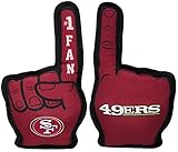 NFL San Francisco 49ers #1 Fan Toy for Dogs & Cats. Best Tough PET Toy with Inner Squeaker