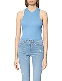 pimkie t shirt love is love 70 % Viskose, 30 % Polyamid Pimkie Damen Ttibo Tanktop, blau, M