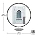 Umbra Infinity 5x7 Picture Frame, Unique Circular Photo Display for Desk or Wall, Black
