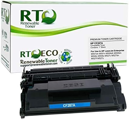 قیمت و خرید جایگزینی کارتریج تونر سازگار با toner toner HP 87A CF287A Laserjet  Pro M501 M506 M527 برند Renewable Toner | مالتینا
