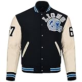 BUY ONE GET TWO FREE Eddie Beverly Cop Vintage Hollywood Style Jacket, Alex Murphy Floey Jacket (XX-Large, Blue)