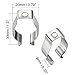 sourcing map 6 Unids T8 Bombillas LED U Clips Holder Soporte para...