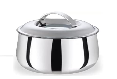 Nobel Stainless Steel Hot, Cold & Fresh Food Insulated Casserole Double Wall Warmer (2.1 Litre)