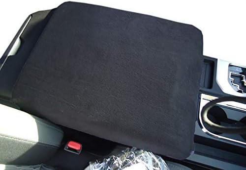 Car Console Covers Plus Handmade in USA Designed for Nissan NV3500 2013-2022 Fleece Auto Armrest Center Console Cover Black