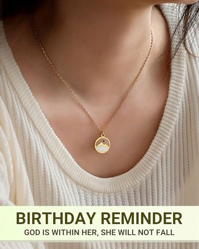 Happy 11th 13th 14th 16th Birthday Gifts Gold Moving Mountains Mustard Seed Necklace for Women Girls2