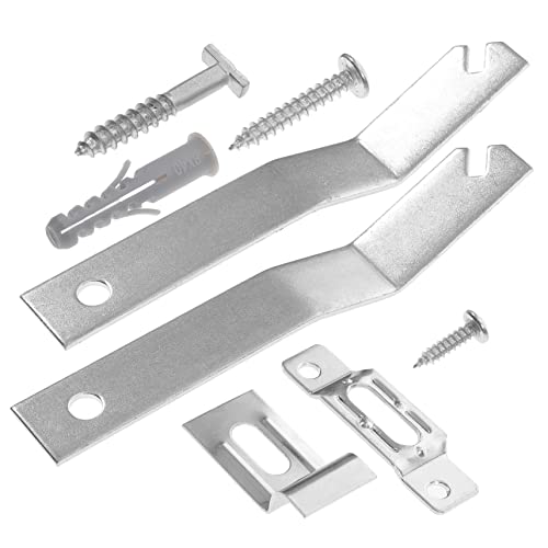 Image of Tofficu 4sets Museum-Quality Security Picture Hanging Kit Theft-Prevention Hardware for Art for Drywall Gallery Displays Lock Hangers