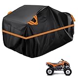 Conception pratique : La bache quad ATV est pliable, rapide à installer, facile à ranger et livrée avec un sac de rangement pour un transport et un rangement aisés