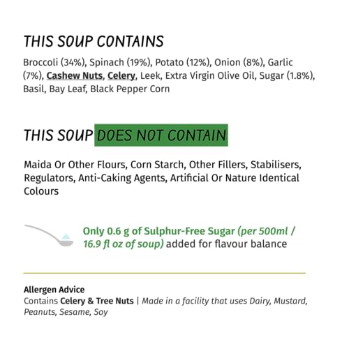 Image of Simplify Tomato Soup and Spinach & Broccoli Soup - Pack of 2 (Serves 5 to 6) I Each Makes 500ml | 0% Additives and Preservatives