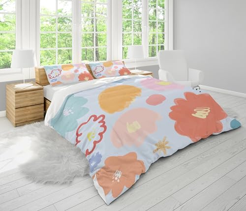 Linge de lit durable et doux en microfibre supérieure jaune 150 x 210 cm