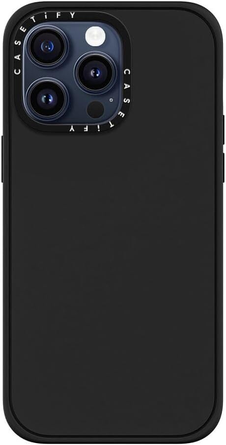CASETiFY Impact Case for iPhone 15 Pro Max [4X Military Grade Drop Tested / 8.2ft Drop Protection] – Matte Black