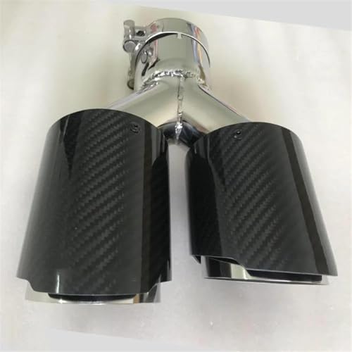 Tuyau d'échappement universel voiture pour Série 3 double embout 51-101mm