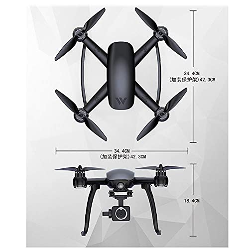 FMHCTN Drohne Quadcopter UAV mit 48MP Kamera 4K Video 3-Achsen Gimbal 15 min Flugzeit,Schwerkraftsensorfunktion,EIN… – Bild 3