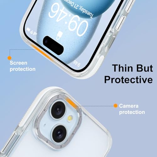 Coque antichoc iPhone 15 Plus irisée pour éviter les chutes - 6