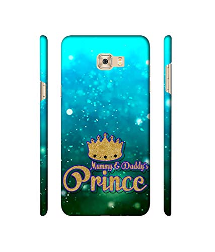 Image of Amazon Brand - Solimo Designer Mummy & Daddy's Prince 3D Printed Hard Back Case Mobile Cover for Samsung Galaxy C7 Pro