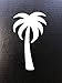 DCentral® Palm Tree Flexible Vinyl Screen Magnet; Double-Sided. White-Easier to See, Helps Stop Walking into Screens, Covers Small Tears. Size W 4.5” X 7.5. for Non-Retractable Screens, Decorative