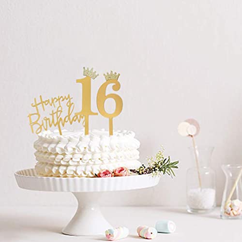 iplusmile 10 Peças Número de Topo de Bolo Números 0-9 Topo de Bolo Coroas Queque Escolhe Decorações