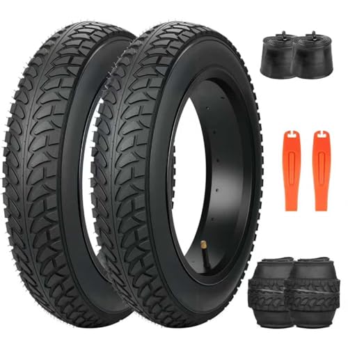 ZUKKA Juego de 2 neumáticos para bicicleta eléctrica de 16 x 3,0 pulgadas, capa 80-305 Plus, 2 unidades, tubo de 16 pulgadas, 16 x 3,0 pulgadas, para bicicleta eléctrica, scooter, bicicleta infantil