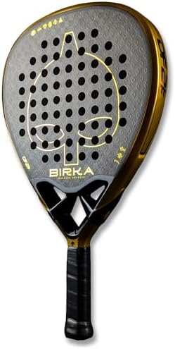 Pala Padel BIRKA Diamond-Force Carbono 12K 3D Superficie + protec...