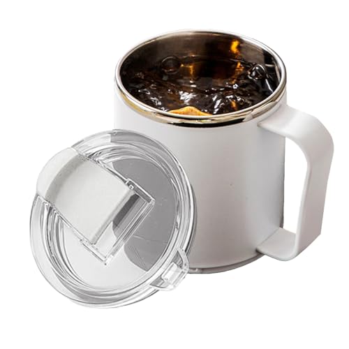 Yonuaret Tazas Aislantes - Taza Térmica de Acero Inoxidable al Vacío - Taza De Agua 46 Cl Antifugas Con Calentamiento Por Induccion Para Bebidas Frias Y Calientes | Para Viajes Deporte Hombre Mujer