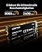 KOOTION SSD M.2 NVMe 256GB, 3100MB/s Lesen, PCIe 3.0 2280 Interne SSD Festplatte Gen3x4 Festkörper-Laufwerk mit SLC Cache, Kompatibel mit Notebook, Laptops und Desktop-PCs
