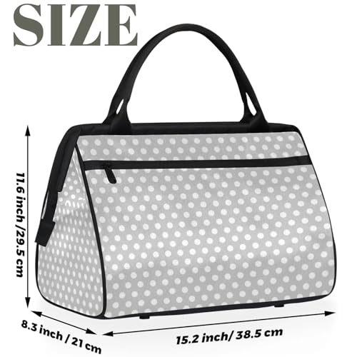 Overnight Weekender Bag for Women Men Geometry Waterproof Carry On Travel Duffel Bags with Zipper Lightweight Sports Gym Bag Luggage Workout Handle Bags for Traveling Yoga Camping2