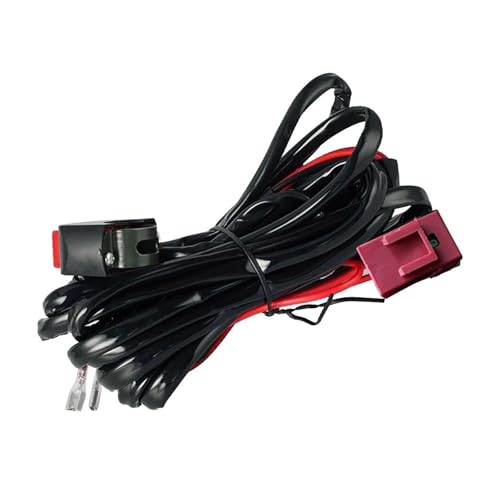 Kit Cableado Barra Led Universal Arnés De Cableado Uso Apto Para Luz Antiniebla Motocicleta, CC 12 V, Interruptor Reinstalación Faros, Cable Relé, Conector Trabajo, Kit