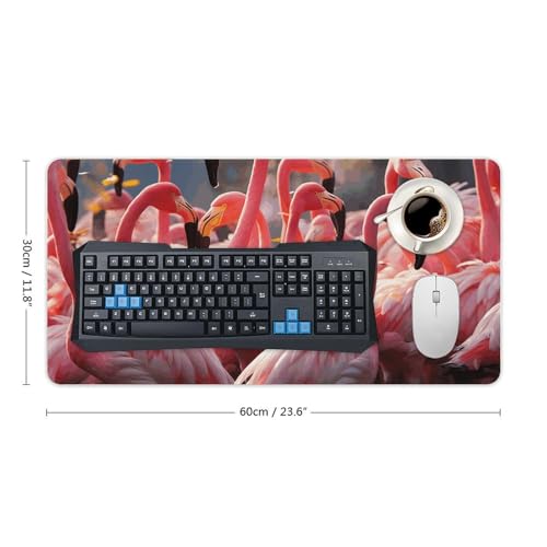 Mouse Pad Blanco de Rubber 30x60 cm Antideslizante miniatura 2