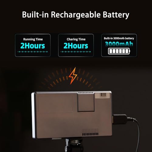 Image of FEELWORLD P6XL 6 Inch Camera Monitor, 1200nit IPS Touch Screen 1920x1080 Built-in 3000mAh Battery Camera Field Monitor with Sunshade, Video Assist HDR Waveform Focus Peaking 3D LUT 4K HDMI