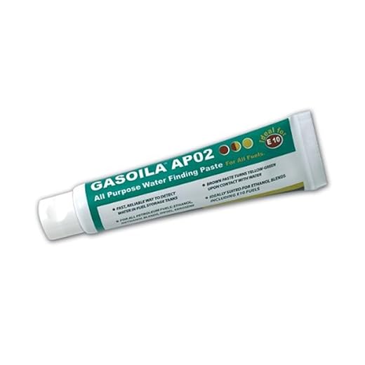 Gasoila All Purpose Water Finding Paste, Detects Water In Fuel, Gasoline, Diesel, Kerosene, Gas, Petroleum, 2 oz. Tube