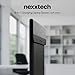 nexxtech 4-in-1 Laptop Sleeve/Case with Mag Safe Charging, PU Leather (13-14inch) Tech Folio | Black | Soft Shell (Foldable)