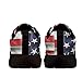 Texas Bluebonnet Zip American Flag Shoes for Women Men Trail Running Casual Fashion Sneakers Slip-on Tennis Shoes