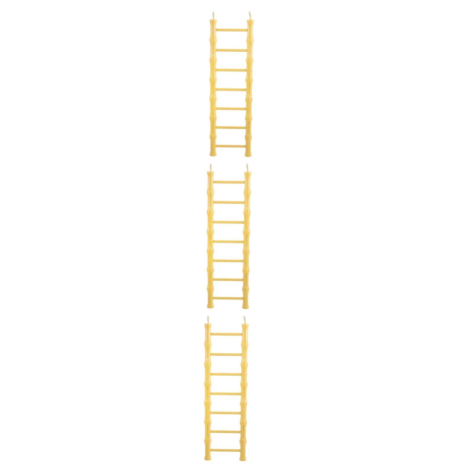 Toddmomy 3pièces Échelle De Grimper pour Hamster Et Perruche Jouet Accessoire De Cage pour Animaux De Compagnie