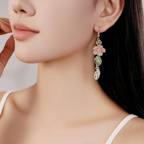 Daisy Flower Earrings for Women, Cute Sunflower Small Dangle Drop Earrings Gold Minimal Vintage Daisy Flower Hook Earrings Statement Jewelry Gift for Women Sweet Earrings4