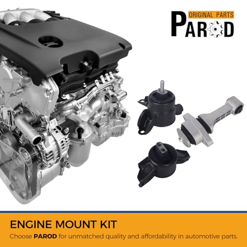 PAROD 3PCS Engine Mount Fit for 12-17 Hyundai Accent 11-16 Elantra, 14 Elantra Coupe, 12-14 Veloster, 14-18 Kia Forte, 14-16 Forte Koup, 14-18 Forte5, 12-17 Rio #A71004 A71029 A71020 by PAROD - Used condition - Image 2