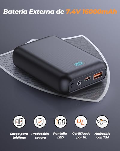 Chaleco Calefactable con Batería para Evitar el Frío en el Cuerpo 5