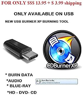USB BURNER PRO CD/DVD SOFTWARE BURNING TOOL. BURN AND CREATE DATA, AUDIO, BLU-RAY