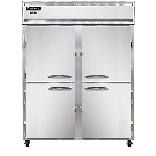 Continental Refrigerator 2RE-SA-PT-HD Extra-Wide Two Section Pass-Thru Refrigerator, 57