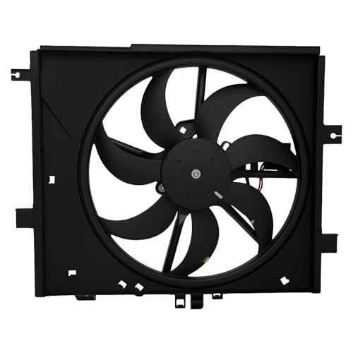 Image of maXpeedingrods Engine Radiator Cooling Fan Assembly for Nissan Versa 2012-2019 / Versa Note 2014-2019 L4 1.6L Automatic CVT, Replace # 214819KK0A, 214813AB3A