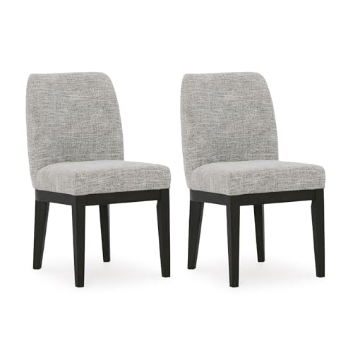 Signature Design by Ashley Burkhaus Dining Chair with Arms, Set of 2