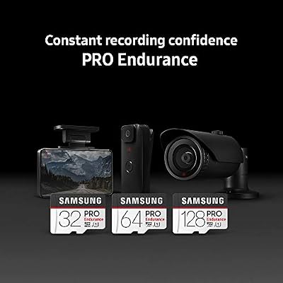 Samsung PRO Endurance 32GB 100MB/s (U1) MicroSDXC Memory Card with Adapter (MB-MJ32GA/AM) , Black/White