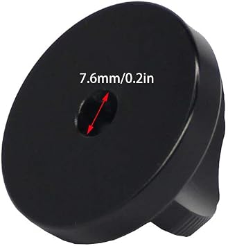 45 RPM Record Adapter Insert Special Shape Aluminum 7 inch Vinyl Record Dome 45 Adapter Color Black...