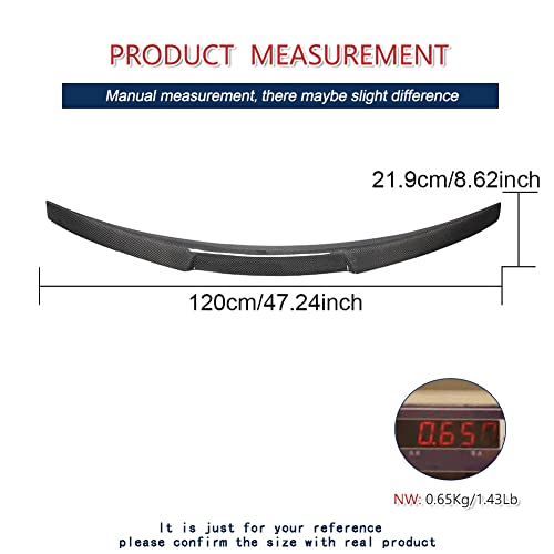 Jc Sportline Carbon Fiber Rear Trunk Spoiler For Audi A4 B8 Sedan 2009-2012 Rear Spoiler Wing Lip Factory Outlet #TOP4